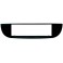 03421 MASCHERINA CON FORO ISO COLORE NERO FIAT 500 07/16