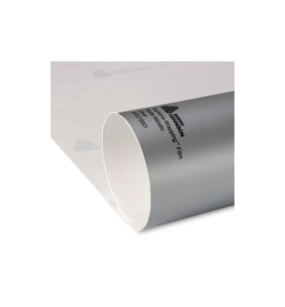 PELLICOLA WRAPPING AVERY ARGENTO METALLIZZATO OPACO LB5190001