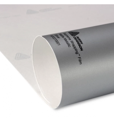 PELLICOLA WRAPPING AVERY ARGENTO METALLIZZATO OPACO LB5190001